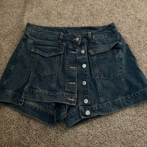Denim Skort